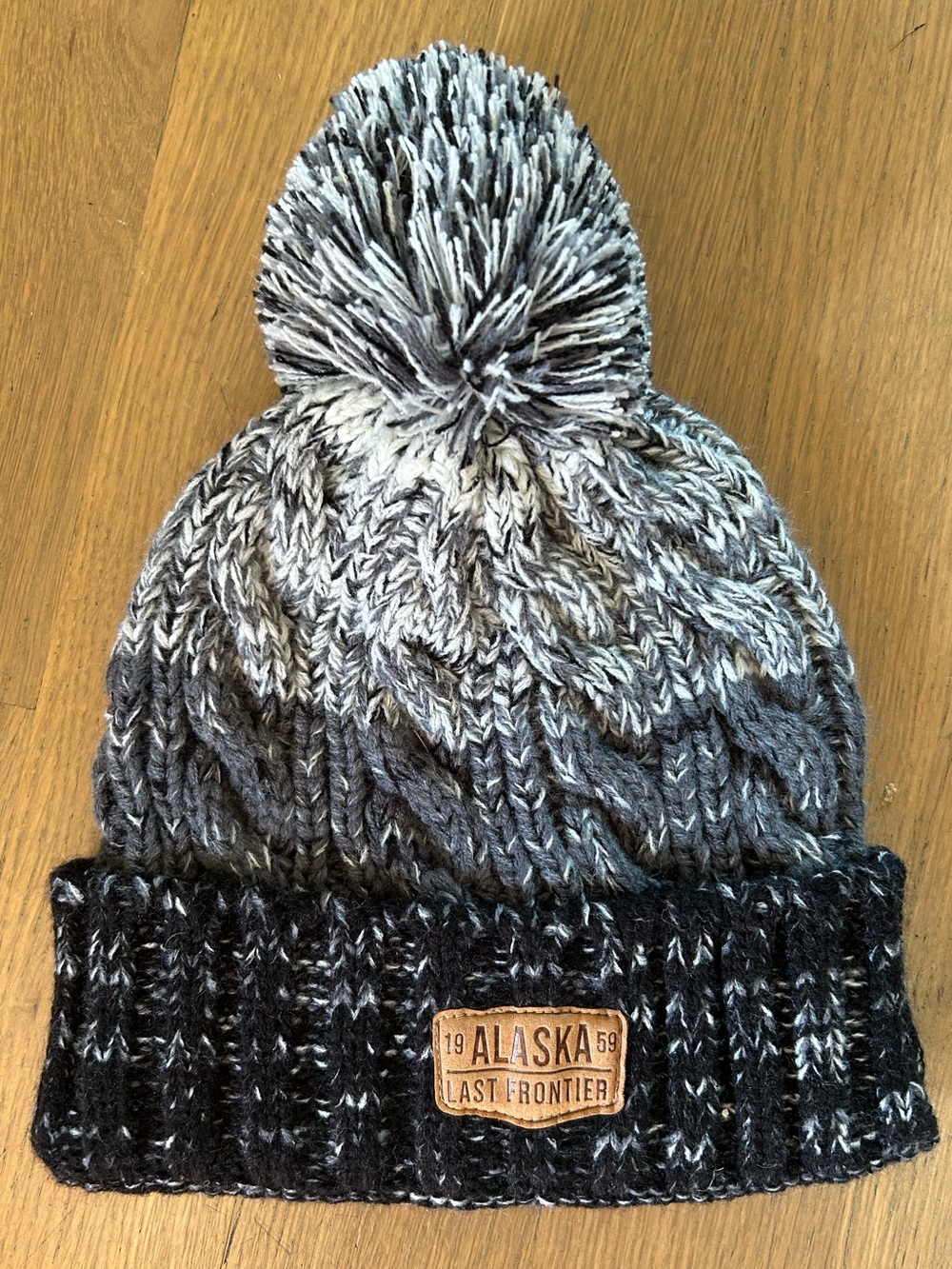 Alaska “The Last Frontier” Knit Pom-Pom Beanie Hat